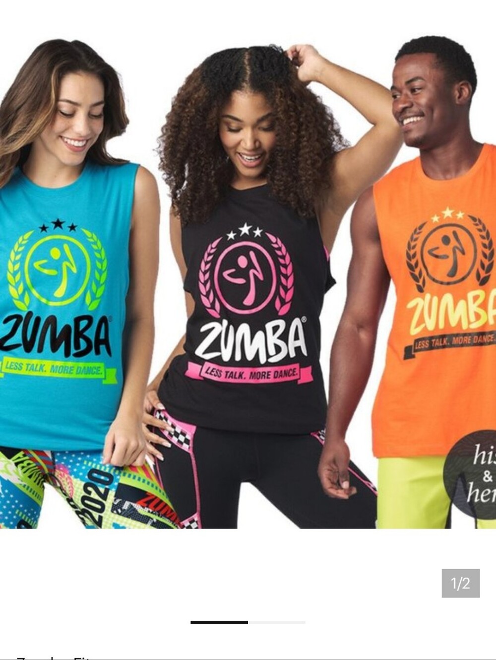 Zumba Logo Muscle Tank Top - L